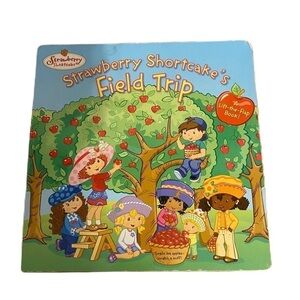Strawberry Shortcake’s Field Trip Lift a Flap Book Kids Hardcover